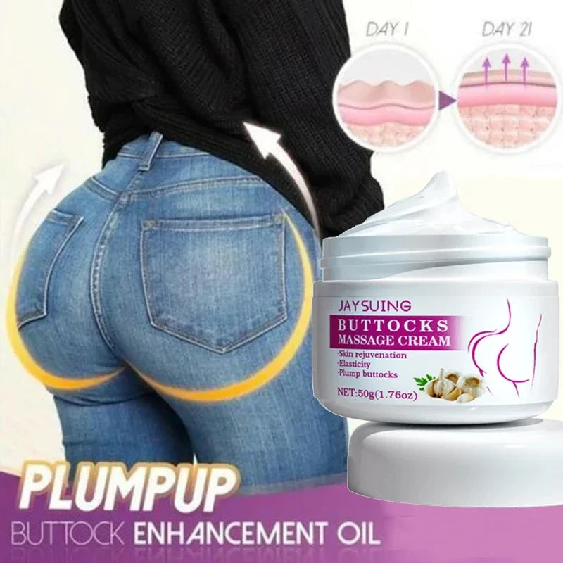 Buttock Firming & Shaping Cream – Hip Lift & Skin Tightening Body Care Essential Oil for Women, Smooth & Contoured Appearance Enhancement Formula