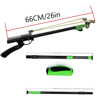 Powerful Long-Rod Slingshot – Trigger Catapult for Precise Hunting & Outdoor Shooting Practice