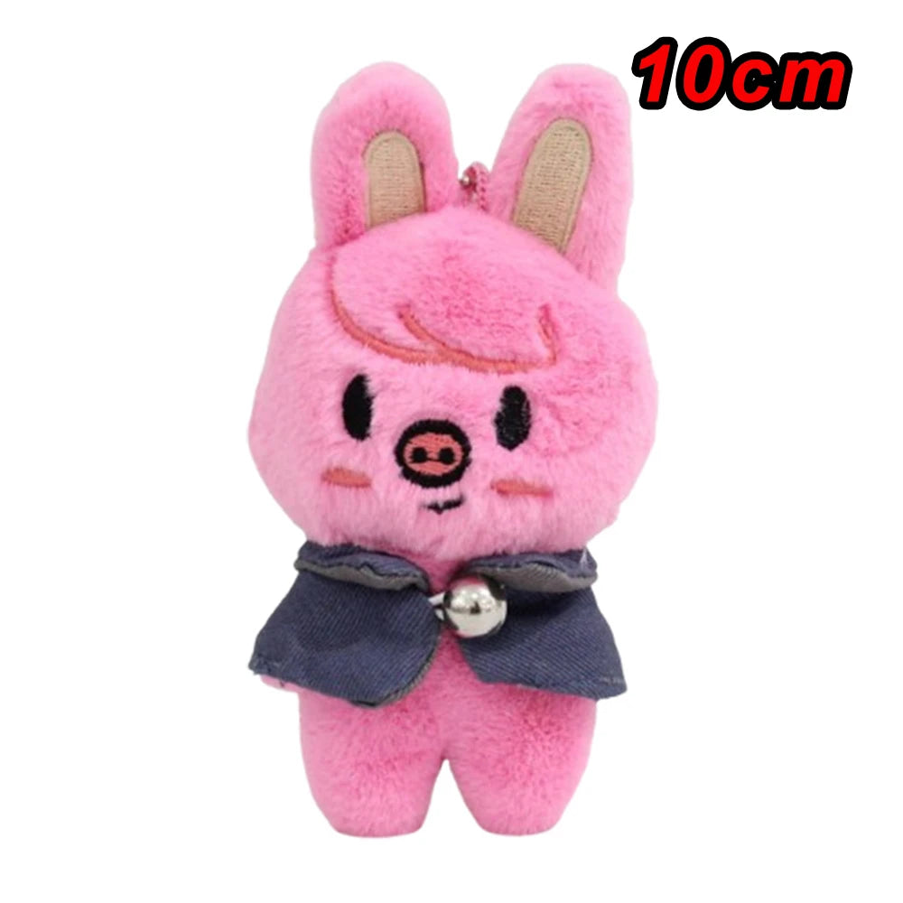 310style Skzoo Plush Pencil Case – Kawaii Kpop Stray Wolf Stuffed Animal Toy, Cartoon Plush Doll for Kids Gift