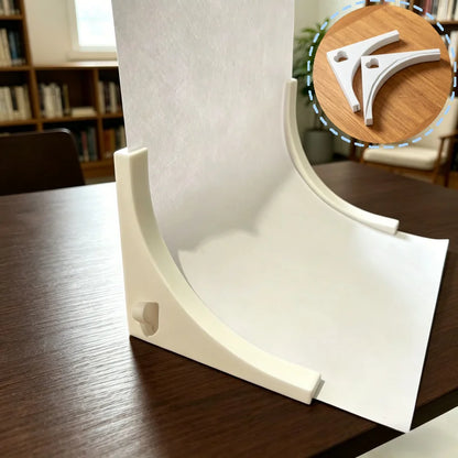 2-Piece Mini Desktop Background Stand - Photo Backdrop Paper Holder for Product Photography and DIY Crafts