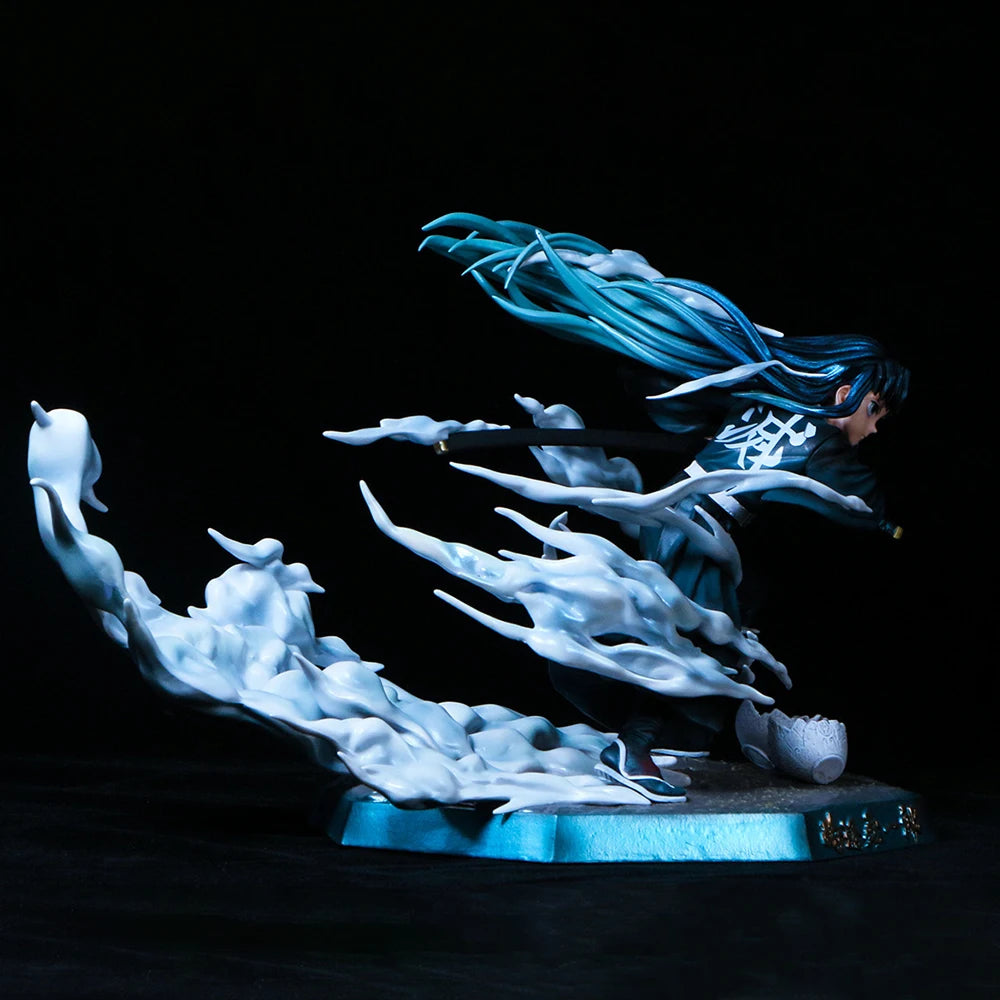 Demon Slayer Tokitou Muichirou 19cm PVC Action Figure — Anime GK Statue Collectible Toy, Kids & Fan Gift