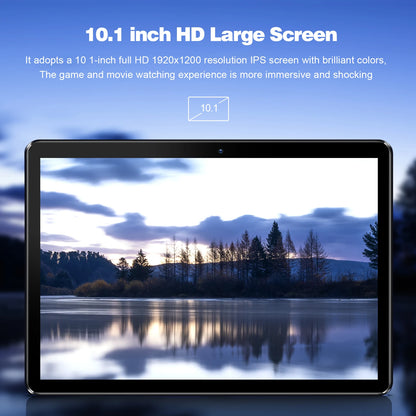 PRITOM 10-Inch Tablet PC – Android 13, 64GB, Quad-Core, SIM Slot, WiFi, GPS & 3G Phone Call Support