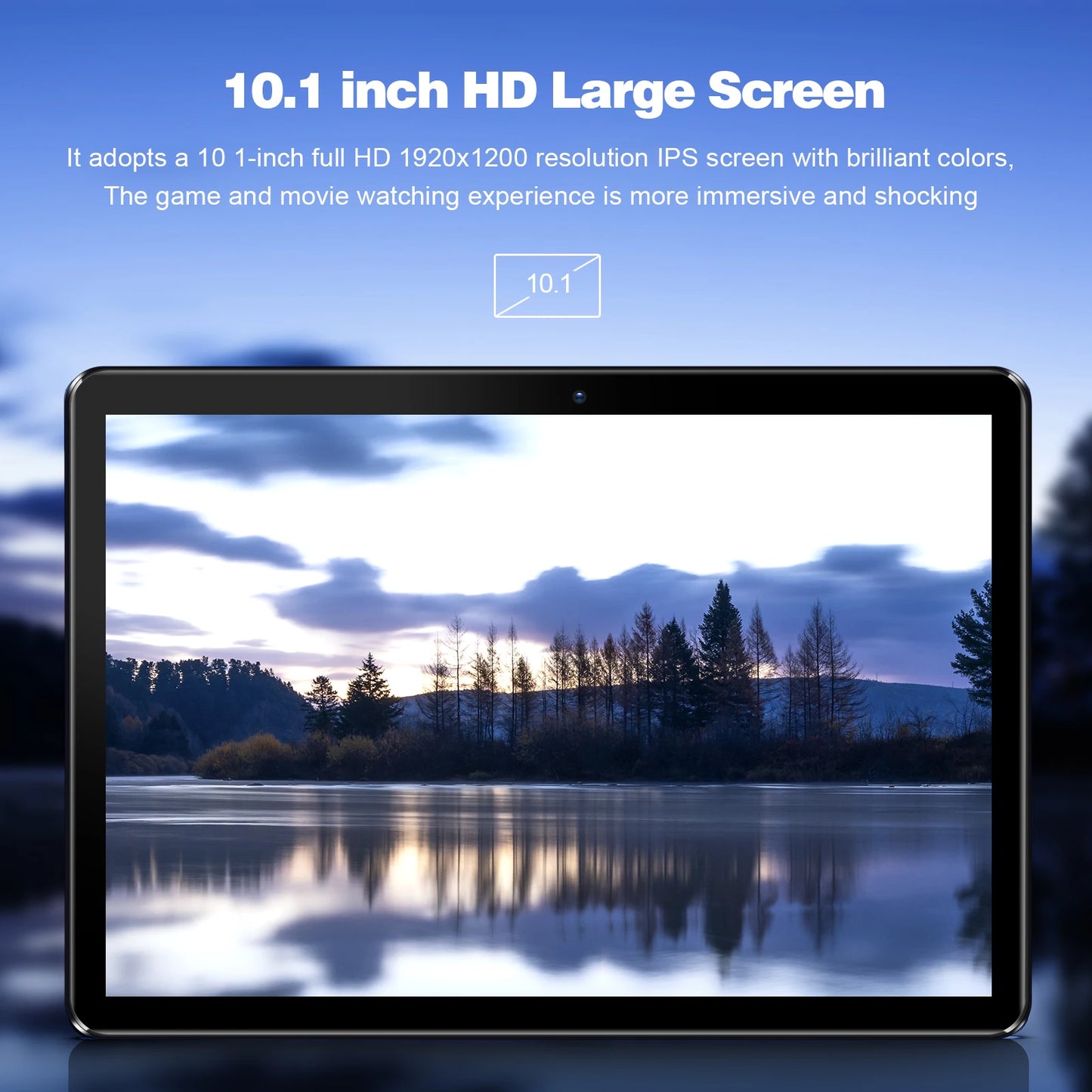 PRITOM 10" Tablet PC – Android 13, 64GB, Quad-Core, SIM Slot, WiFi, GPS & 3G Phone Call Support