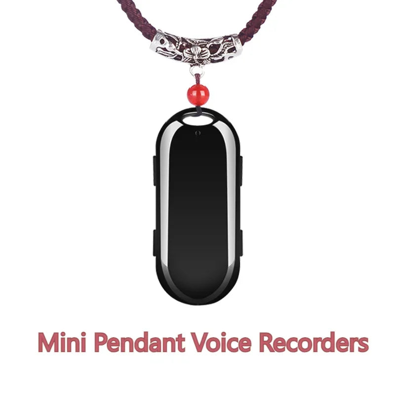Mini Pendant Voice Recorder – 20-Hour 4GB-32GB Digital Audio Recorder, Noise-Reducing USB Dictaphone & MP3 Player