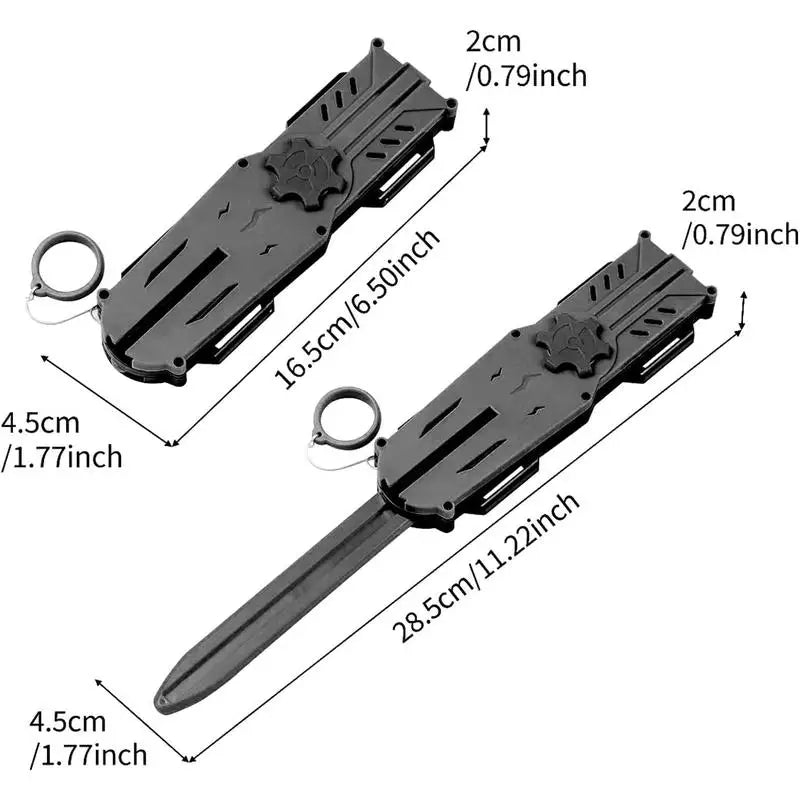 Assassin’s Sleeve Sword Toy – Retractable Hidden Blade for Kids, Interactive Cosplay Prop & Birthday Party Gift