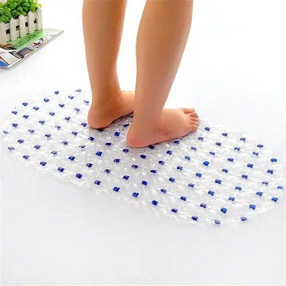 New Household Non-Slip Bath Mat – Suction Cup Bathroom Rug, Massage Bathtub Mat, Carpet Supplies for Bathroom