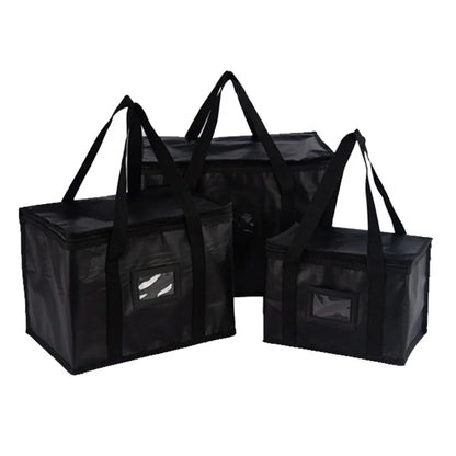 Insulated Thermal Cooler Bag — Large Drink & Food Storage Bag with Zipper, Chilled Lunch Box for Picnic & Meal Storage