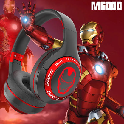Marvel Spider-Man Bluetooth Over-Ear Headphones – Foldable, Wireless Gaming Headset with Noise Cancellation & HIFI Stereo Sound