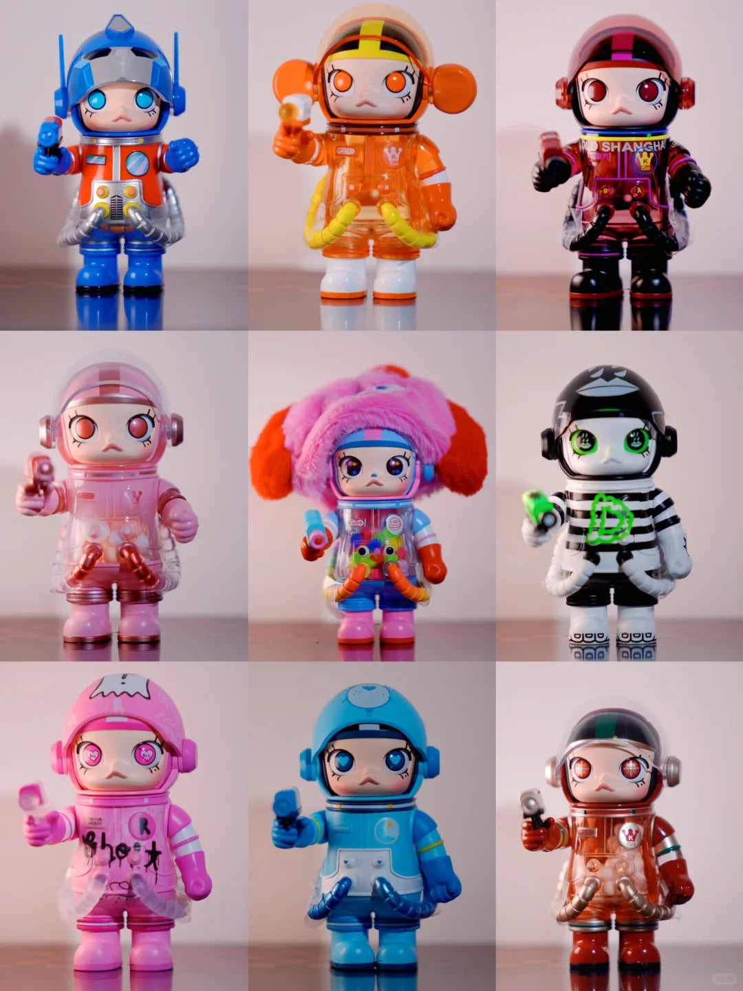 Popmart Mega Space Molly 100% Anniversary Series — 4th Gen Blind Box Collectible Action Figure Toy, Mystery Gift Model