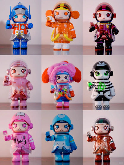 Popmart Mega Space Molly 100% Anniversary Series — 4th Gen Blind Box Collectible Action Figure Toy, Mystery Gift Model