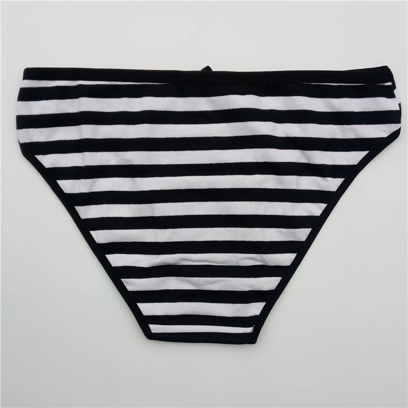 5-Pcs Women’s Cotton Panties Set – Sexy Bikini Briefs for Girls & Ladies, Free Shipping