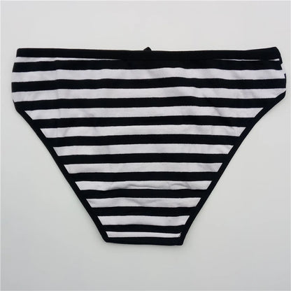5-Pcs Women’s Cotton Panties Set – Sexy Bikini Briefs for Girls & Ladies, Free Shipping