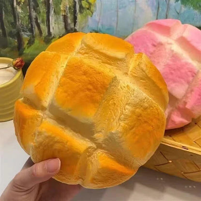 Squishy Toast Stress Relief Ball - Slow Rising Bread Fidget Squeeze Toy & Fun Gift