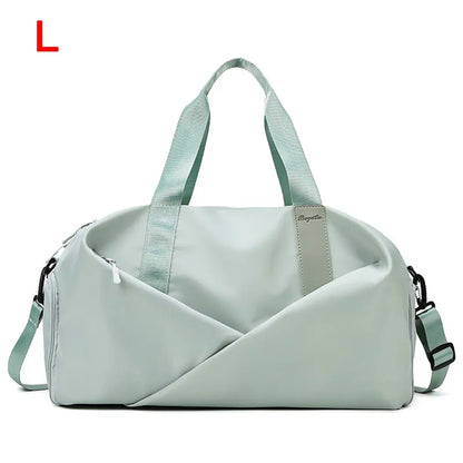 Women's Sports Gym Bag - Travel Dry Wet Tote, Multifunctional Weekend Duffle for Fitness, Yoga & Swimming