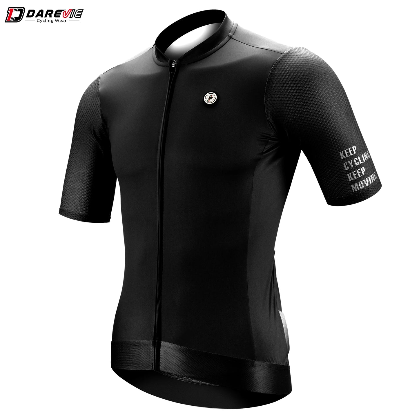 DAREVIE SPF 50+ Long Sleeve Cycling Jersey – Breathable Training Fit, Unisex Lightweight Cycling Maillot for Men & Women Small Size