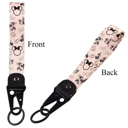 Mickey Mouse & Marie Cat Keychain – Eagle Beak Key Holder for Cars, Motorcycles & Backpacks