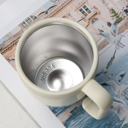 480ml Stainless Steel Coffee Thermos - Durable & Portable Cup / Mug for Hot & Cold Drinks