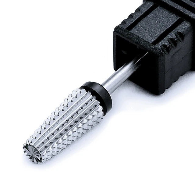 Purple 5-in-1 Tapered Carbide Nail Drill Bits - Milling Cutter for Manicure, Gel & Acrylic Removal, Nail Accessories Tool