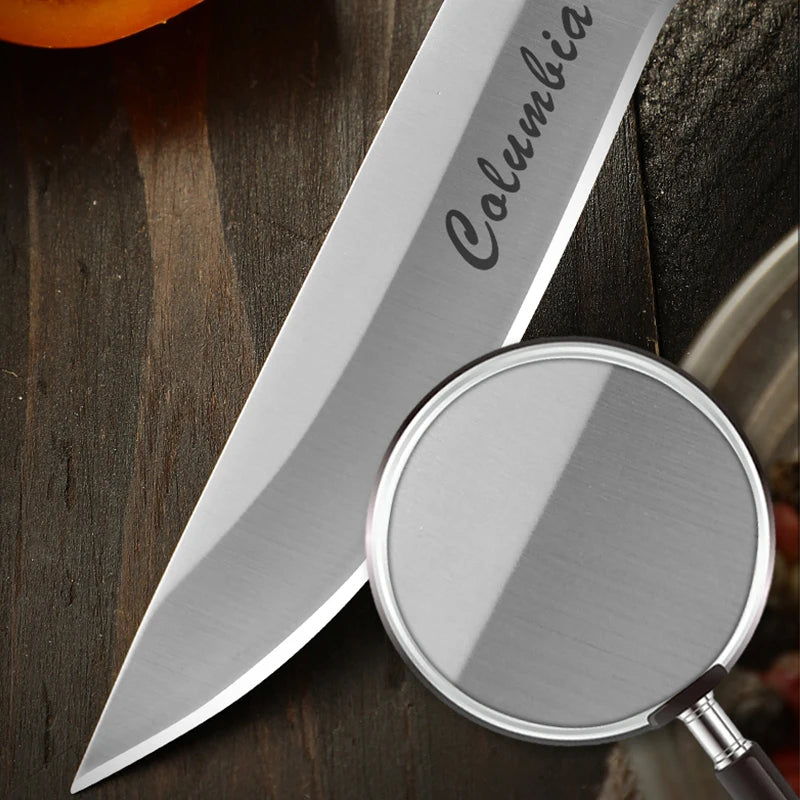 High-Quality Outdoor Hunting Knife: Professional Multifunctional Camping and Self-Defense Tool - Portable and Versatile for Eating Meat and Fruits
