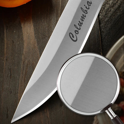 High-Quality Outdoor Hunting Knife: Professional Multifunctional Camping and Self-Defense Tool - Portable and Versatile for Eating Meat and Fruits