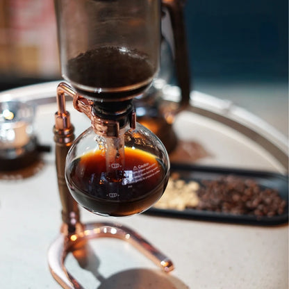 Siphon Coffee Maker Set - 3/5 Cups High-Quality Coffee Kettle, Barista-Grade Brewing Pot, Essential Coffee Accessories for Coffee Enthusiasts