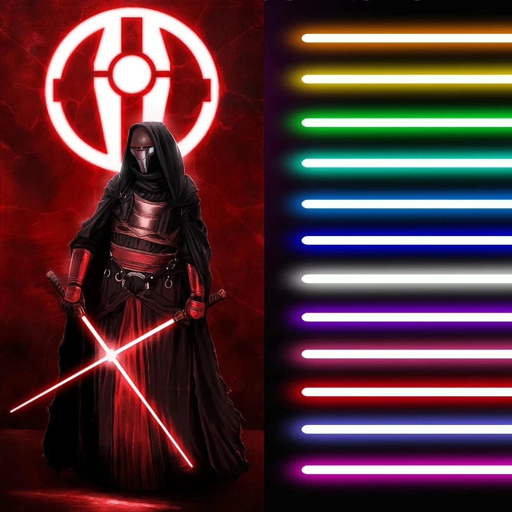 RGB Metal Lightsaber Laser Sword Toy — Rechargeable RGB Light Saber & K-Pop Lightstick