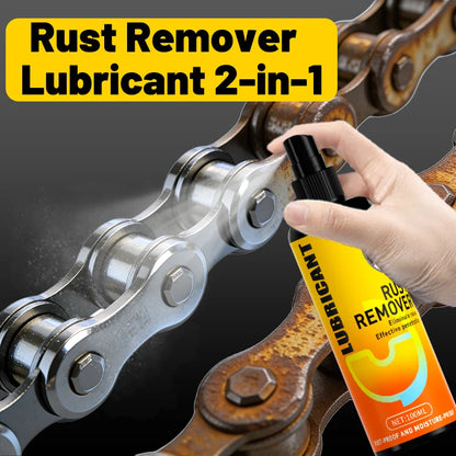LOORSAN 100ml Rust Remover and Lubricant Spray – Multi-Purpose Metal Cleaner and Protectant for Bicycle Chains, Locks, Hinges, and Tools