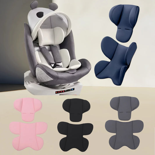 Infant Car Seat Head Neck Support Cushion - Breathable Stroller Liner Mattress Safety Body Support Pad