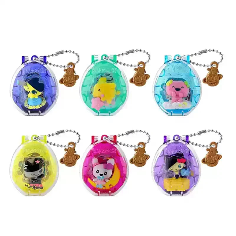 Bandai Tamagotchi Collectible Blind Box - V1–V4 and Paradise Mini Figure Pendants, Cute Bean Dolls and Character Toys