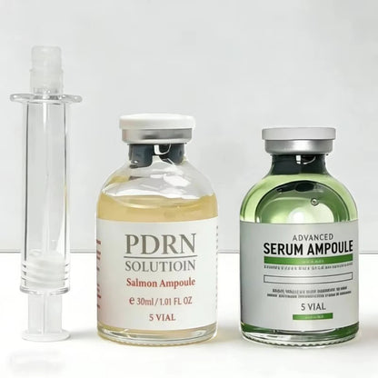 PDRN Salmon DNA Facial Serum – Stem Cell Ampoule Essence for Skin Nourishing, Firming, Smoothing & Glow Boosting Skincare Treatment