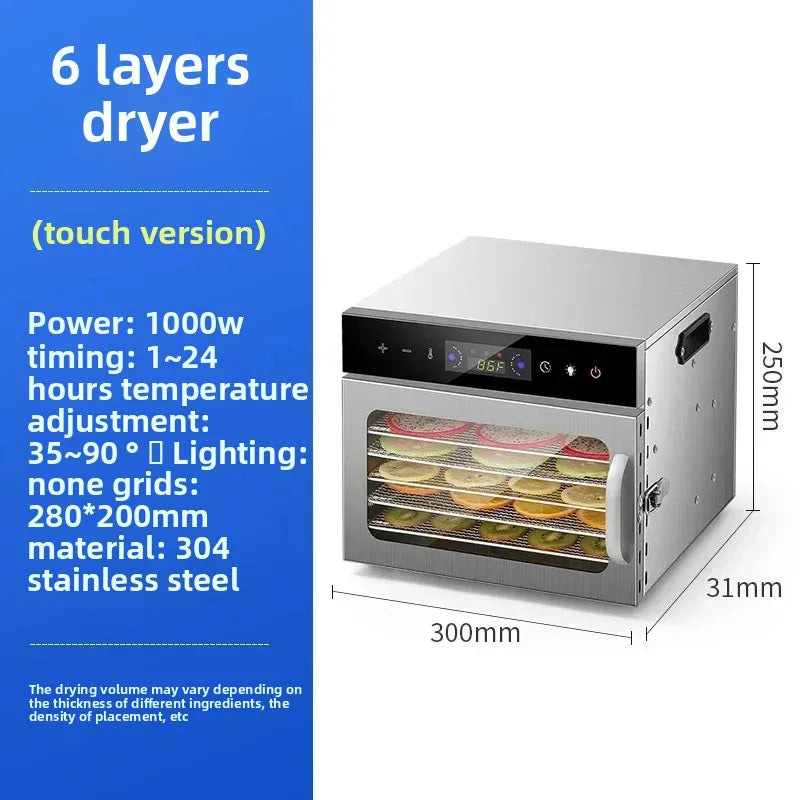 Beef Jerky & Fruit Dehydrator – Air Drying Machine for Snacks, Fruits, Vegetables & Pet Treats