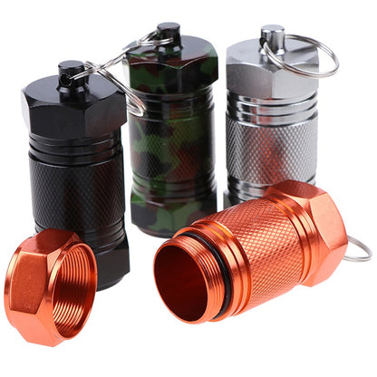 Waterproof Aluminum Pill Case – Capsule Container for Medicine & Outdoor Emergency Storage