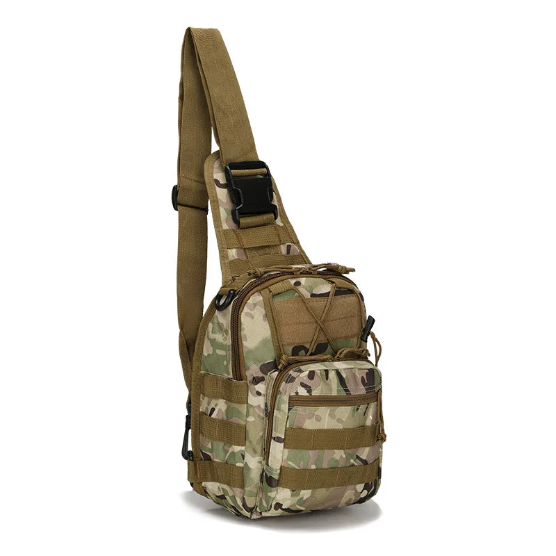 Men’s Waterproof Outdoor Crossbody Chest Bag – Sports Bike Shoulder Handbag