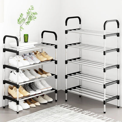 Multi Layer Shoe Rack - 3-7 Tier Dustproof Space Saving Storage Cabinet for Entryway & Home Shoe Organization