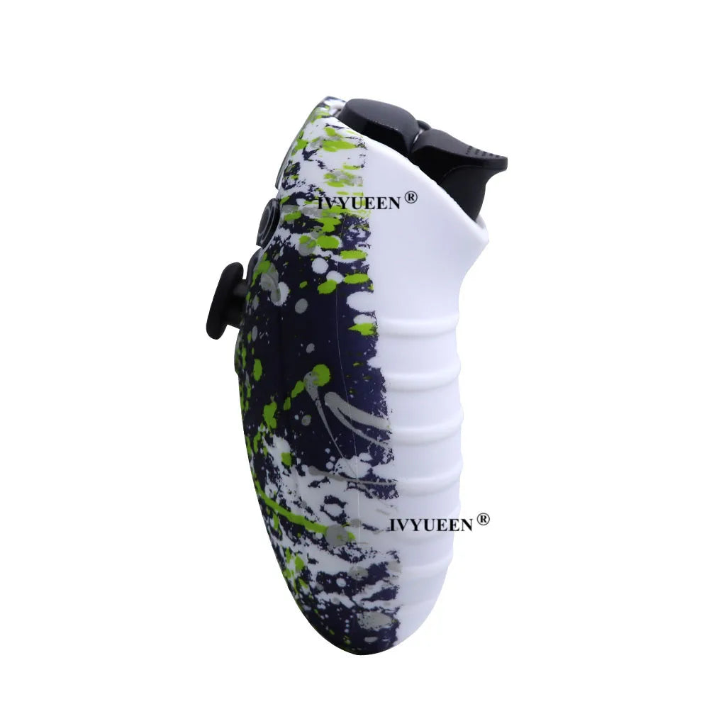 IVYUEEN Water Transfer Printing Silicone Protective Skin for PS5 DualSense Edge Controller
