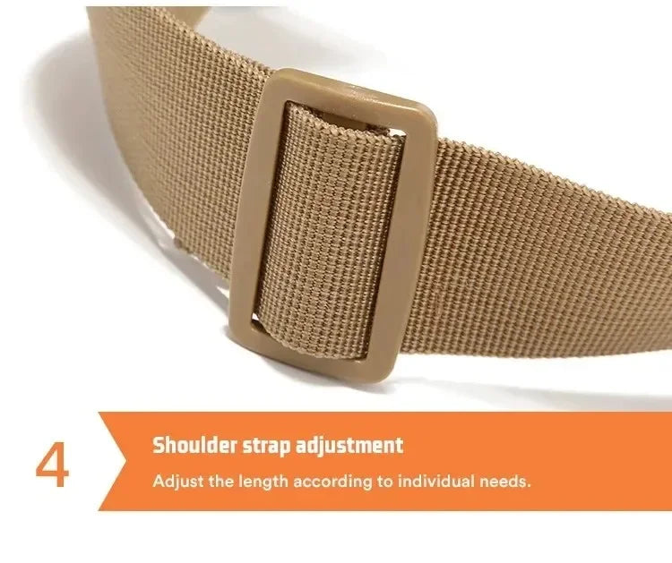 Outdoor Hunting Tactical Shoulder Bag - Concealed Carry Pistol Holster, Waterproof Crossbody Gun Sling Chest Pack
