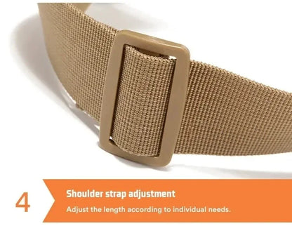 Outdoor Tactical Shoulder Bag – Concealed Carry Pistol Holster Waterproof Crossbody Gun Sling Pack