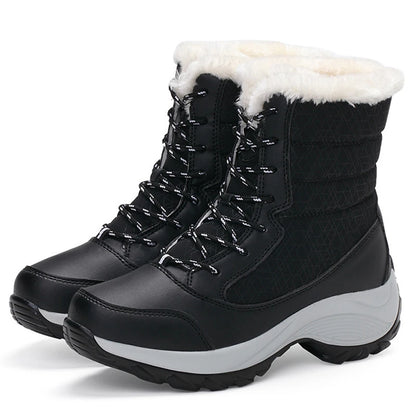 Women’s Snow Boots – Waterproof Fur-Lined Winter Ankle & Platform Boots, Non-Slip Wedges and Thigh-High Options