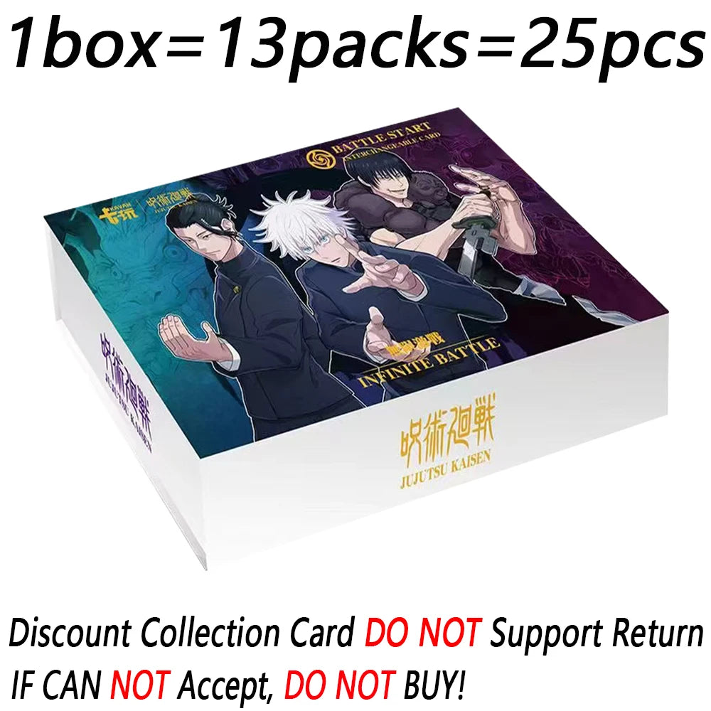Jujutsu Kaisen Infinite Battle Booster Box - Anime Trading Cards with Rare AR, SLR & Holographic Foil Collectibles