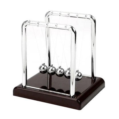 Newton's Cradle Balance Balls - Steel Pendulum Desk Toy for Science and Physics Fun