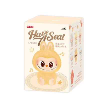 POP MART Labubu The Monsters — Have a Seat Series Vinyl Plush Blind Box, Cute Anime Doll Desktop Ornament