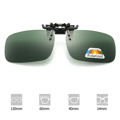 Polarized Clip-On Sunglasses – HD UV400 Driving & Night Vision Glasses Shades