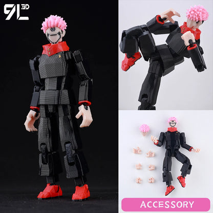 Venom Spider-Man Lucky13 Dummy13 Action Figure - 3D Printed T13 Multi-Jointed Anime Collectible Toy