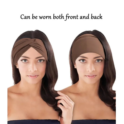 Wide Elastic Headband for Women – Yoga, Pilates, Running & Cycling Sweatband Hairband Turban Makeup Hair Hoop