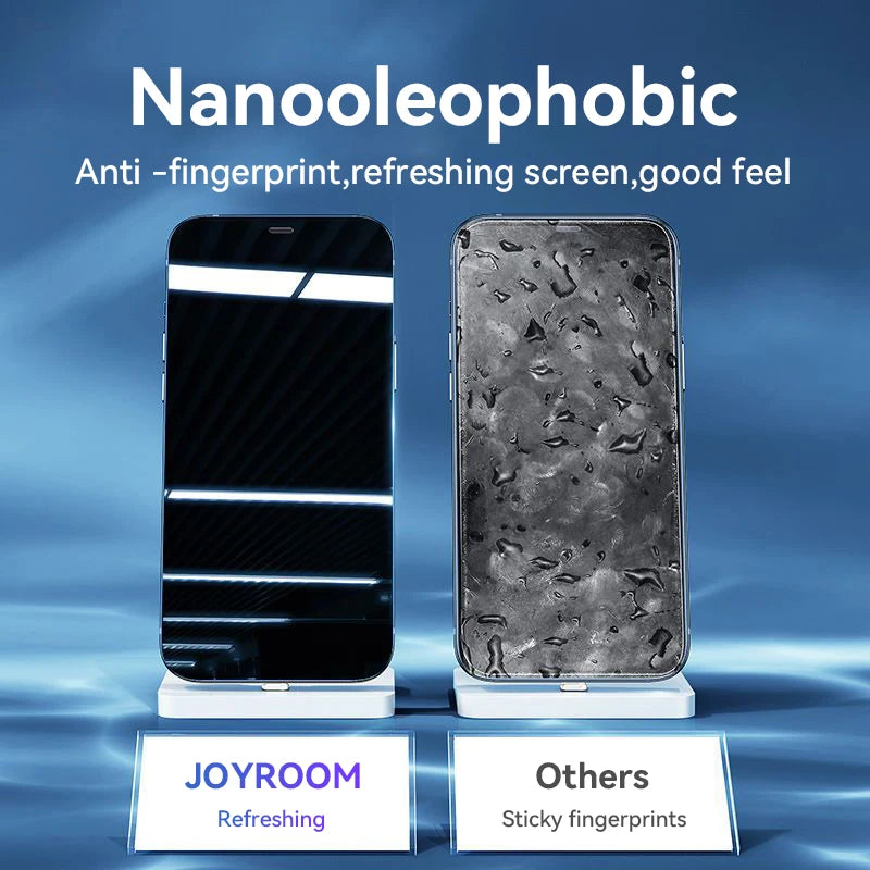 Joyroom HD Tempered Glass Screen Protector - Full-Screen Protection for iPhone 18, 17, 16 & 15 Pro Max