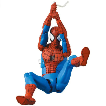 CT Toys Spiderman Mafex 185 Classic Costume Anime Figure - Miles Morales & 2099 Spider-Man Action Figure, Kids Gift Figurine