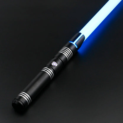 TXQSABER Heavy Dueling Lightsaber – Neo Pixel RGB Laser Saber with Metal Hilt, Smooth Swing Combat Cosplay Luminous Toy for Kids