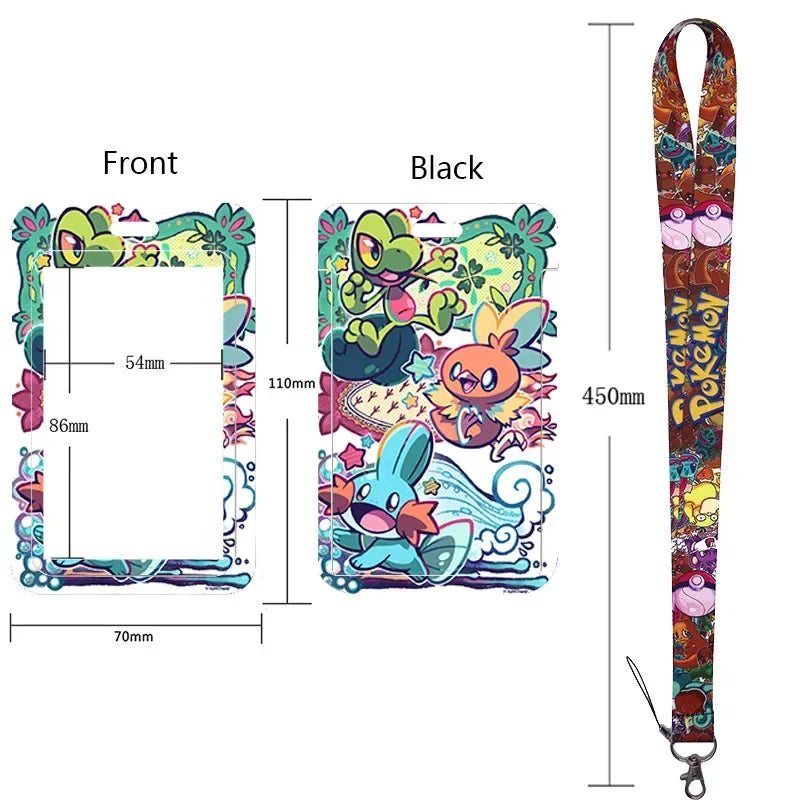 Pikachu Neck Strap Lanyard for Keys – ID Badge Holder, Keychain, Key Rings, Fashion Accessory Gift