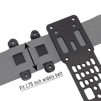 Adjustable Drop Leg Holster Adapter - Metal Modular Tactical Mount Platform for QLS Airsoft Gear
