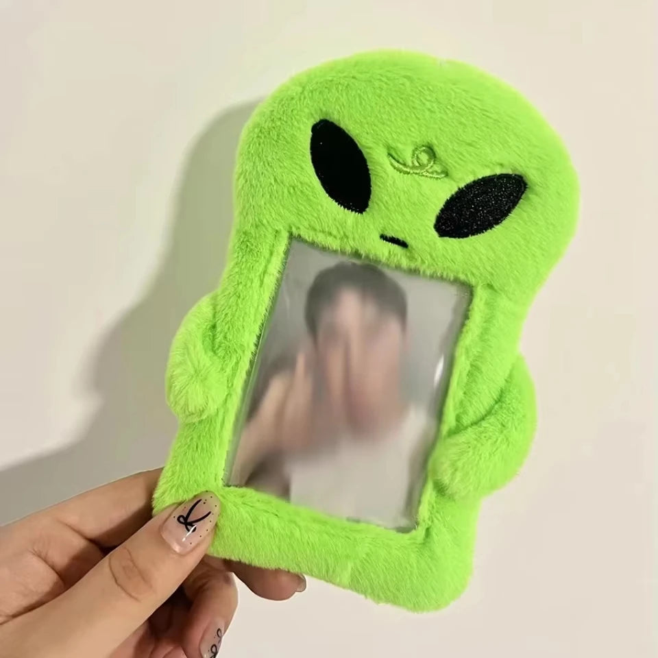 Fluffy Plush Card Holder - Cute Photocard, ID, Bank & Credit Card Sleeve Protector